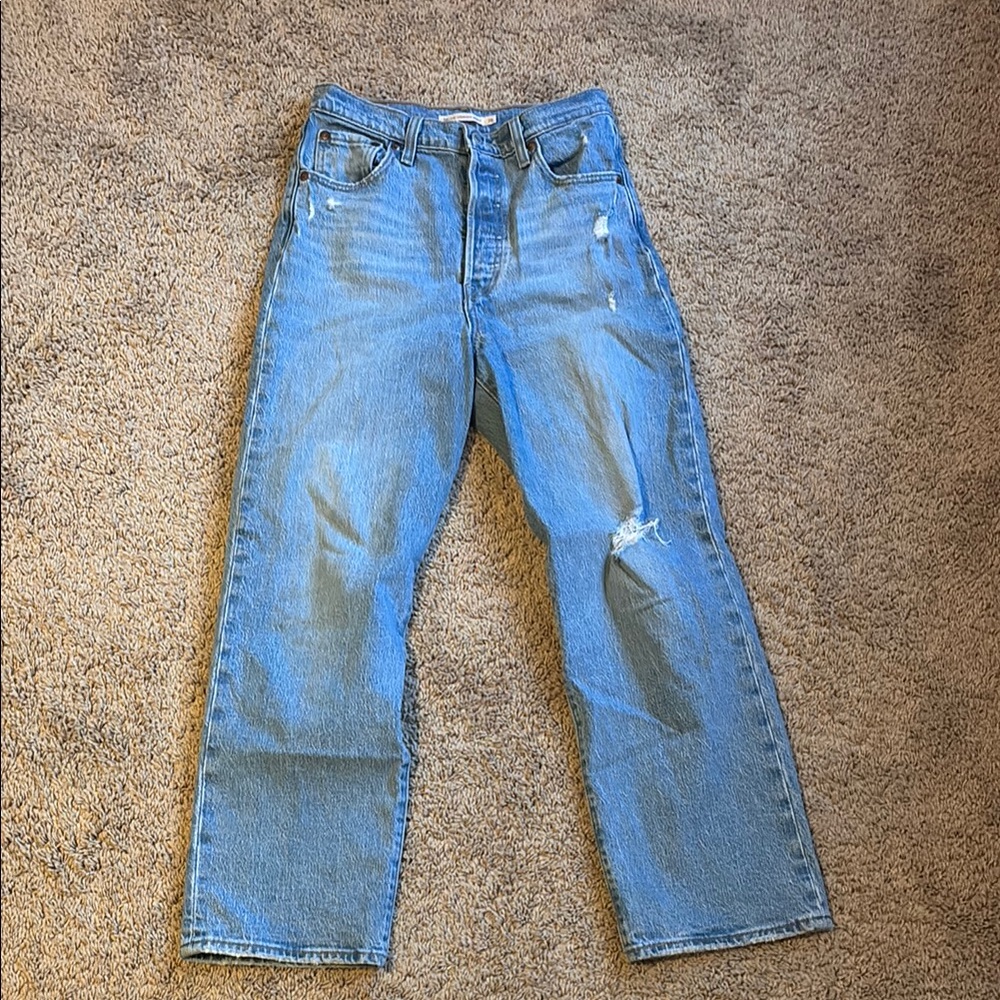 Levi’s ribcage straight 501 Jeans